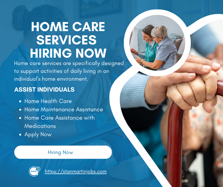 Home Health Care Jobs Hiring Now