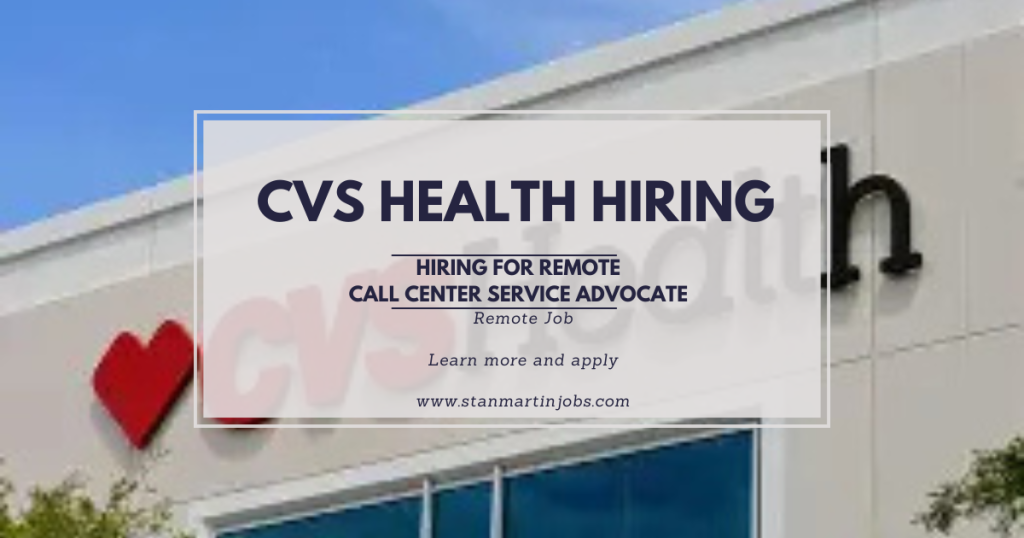 Now Hiring Call Center Service Advocate